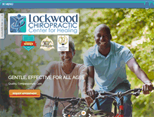 Tablet Screenshot of lockwoodchiropractic.com